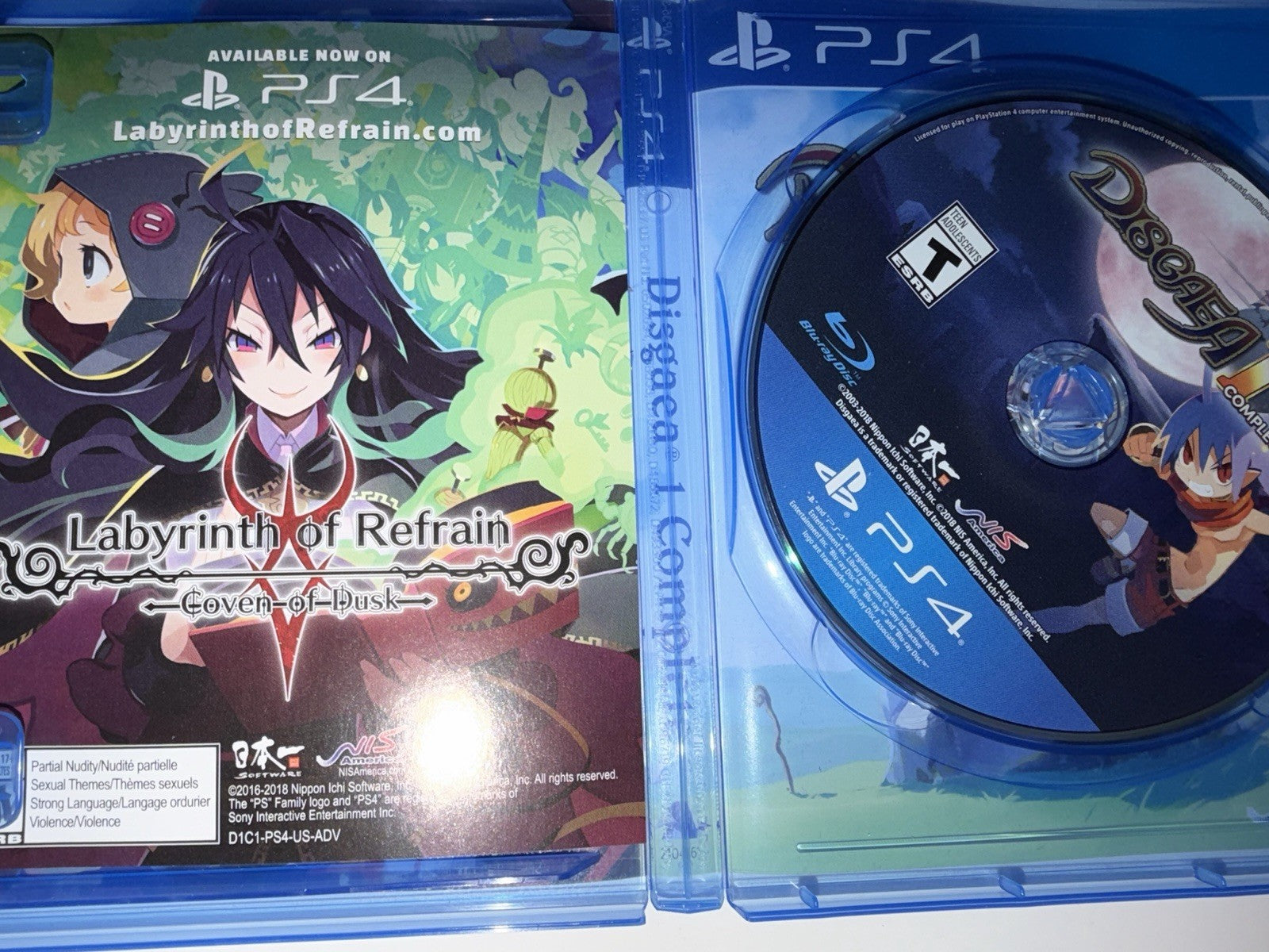Disgaea 1: Complete (Sony PlayStation 4, 2018) PS4