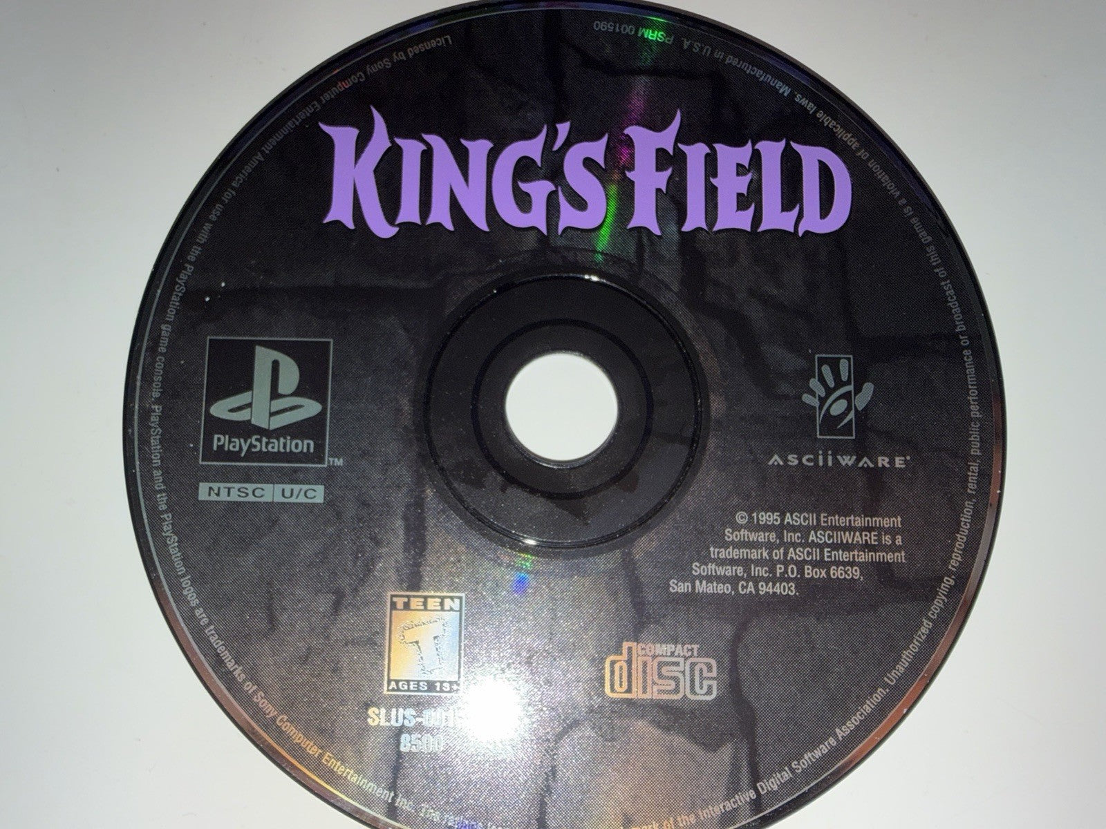 King's Field (Sony PlayStation, 1995) DISC ONLY PS1