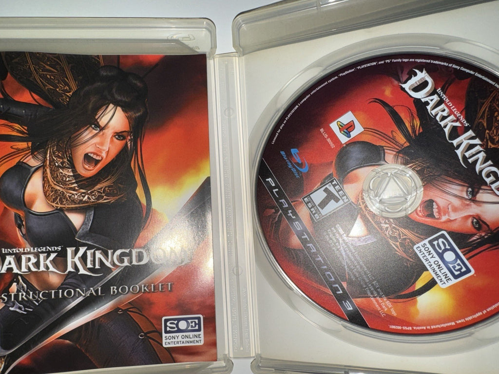 Untold Legends: Dark Kingdom (Sony PlayStation 3, 2006) CIB COMPLETE PS3