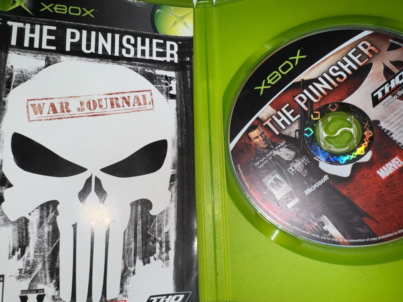 The Punisher (Microsoft Xbox, 2005) CIB COMPLETE + MANUAL