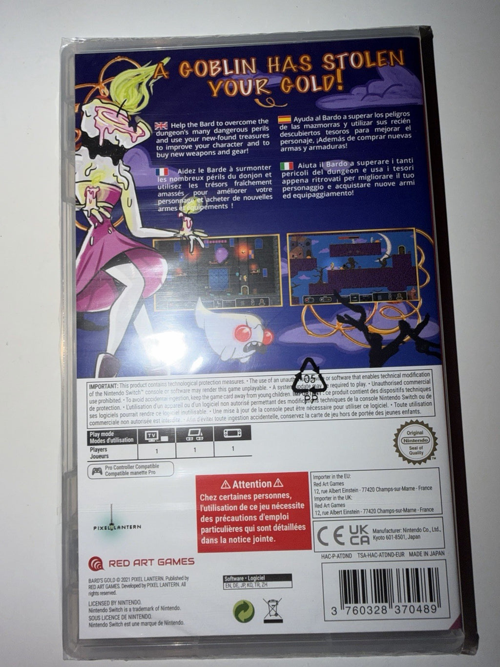 BARD'S GOLD (Nintendo Switch) BRAND NEW SEALED NSW
