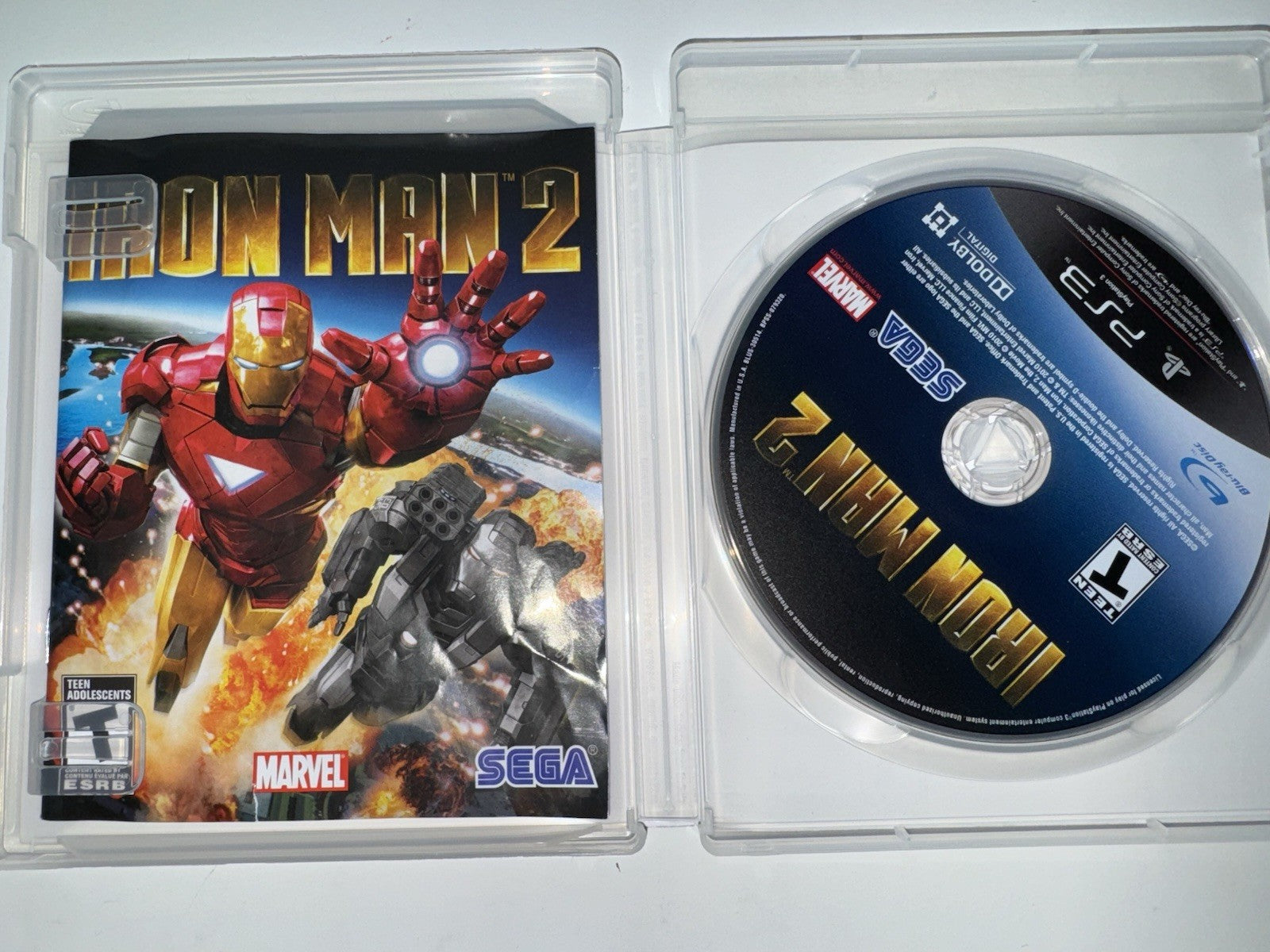 Iron Man 2 (Sony PlayStation 3, 2010) CIB COMPLETE PS3