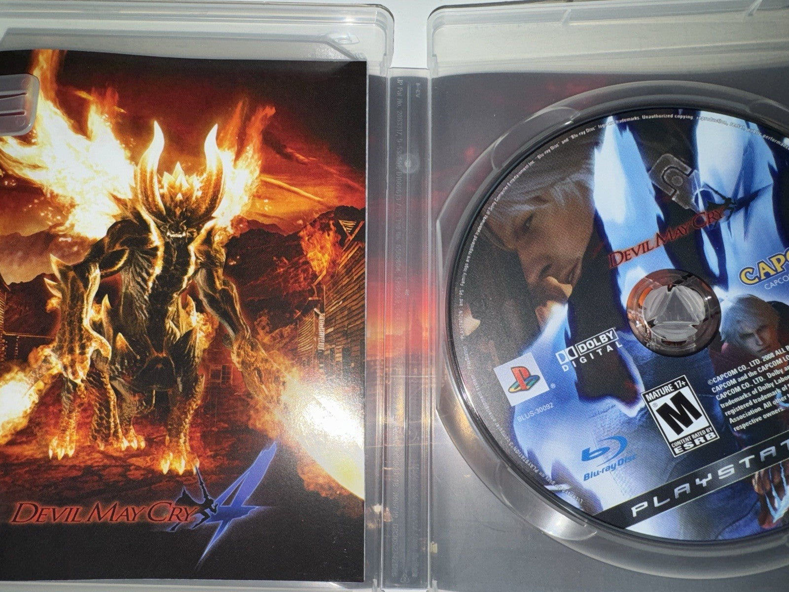 Devil May Cry 4 (Sony PlayStation 3, 2008) CIB COMPLETE + MANUAL PS3