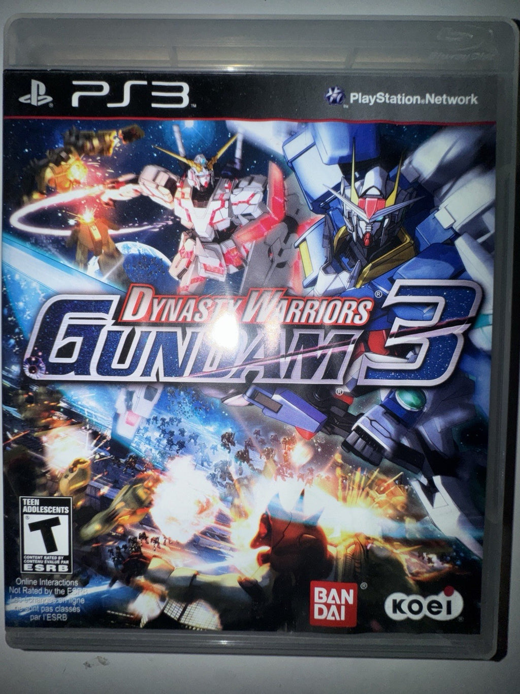 Dynasty Warriors: Gundam 3 (Sony PlayStation 3, 2011) PS3 CIB COMPLETE