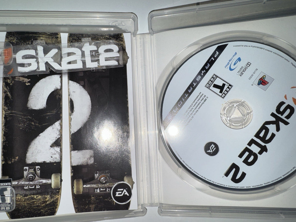 Skate 2 (Sony PlayStation 3, 2009) CIB COMPLETE PS3