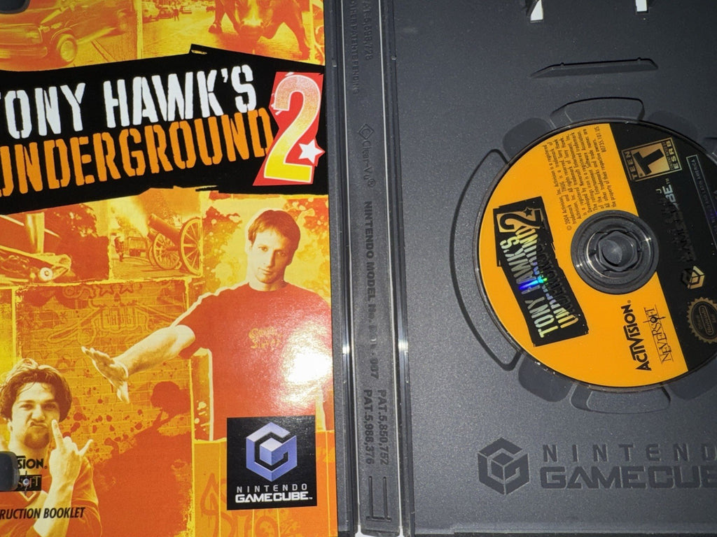 Tony Hawk's Underground 2 (Nintendo GameCube, 2004) CIB COMPLETE + MANUAL GC