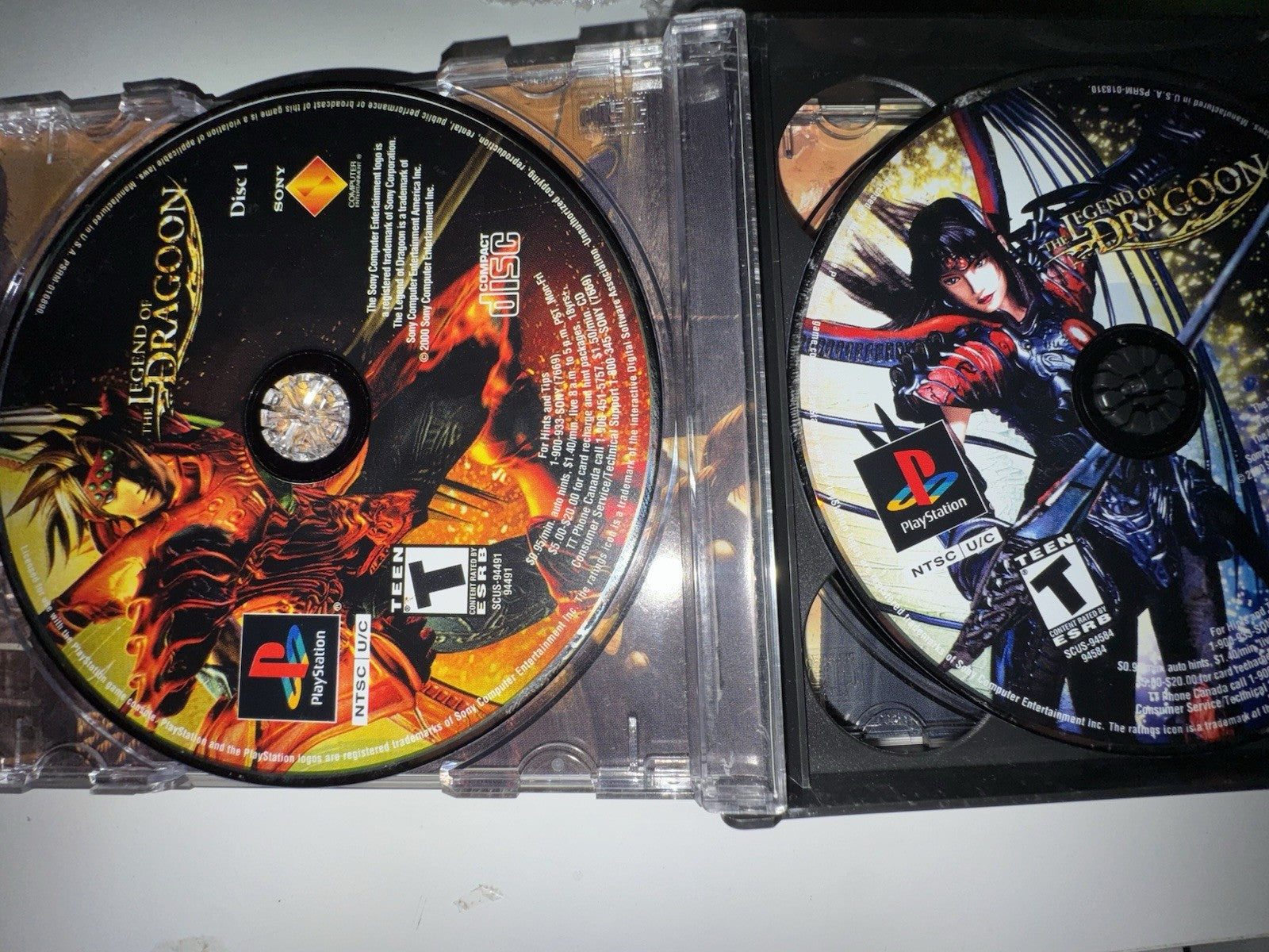 The Legend of Dragoon ( Sony PlayStation 1, 2000) PS1 BLACK LABEL