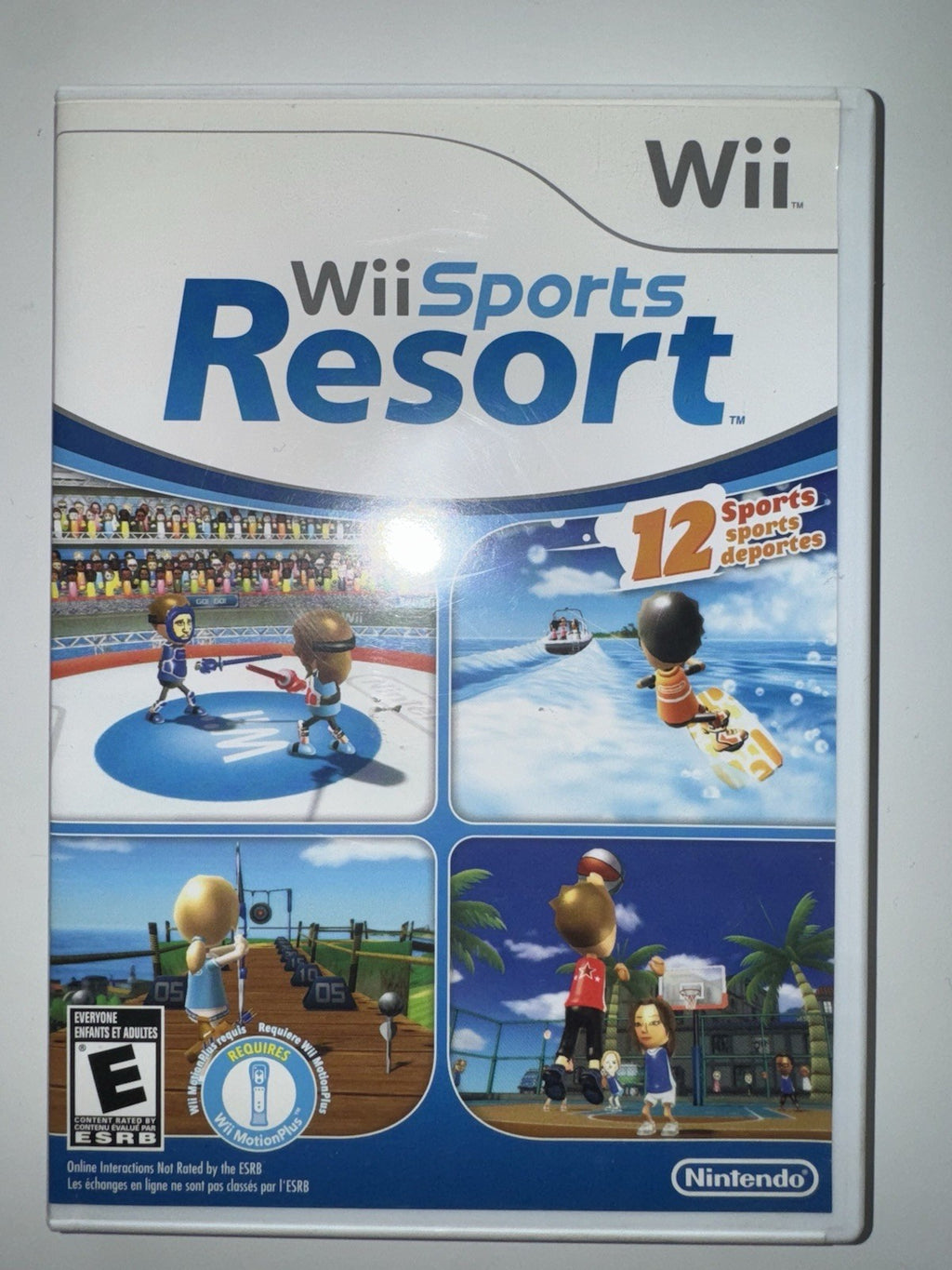 Wii Sports Resort (Nintendo Wii, 2009) CIB COMPLETE WII