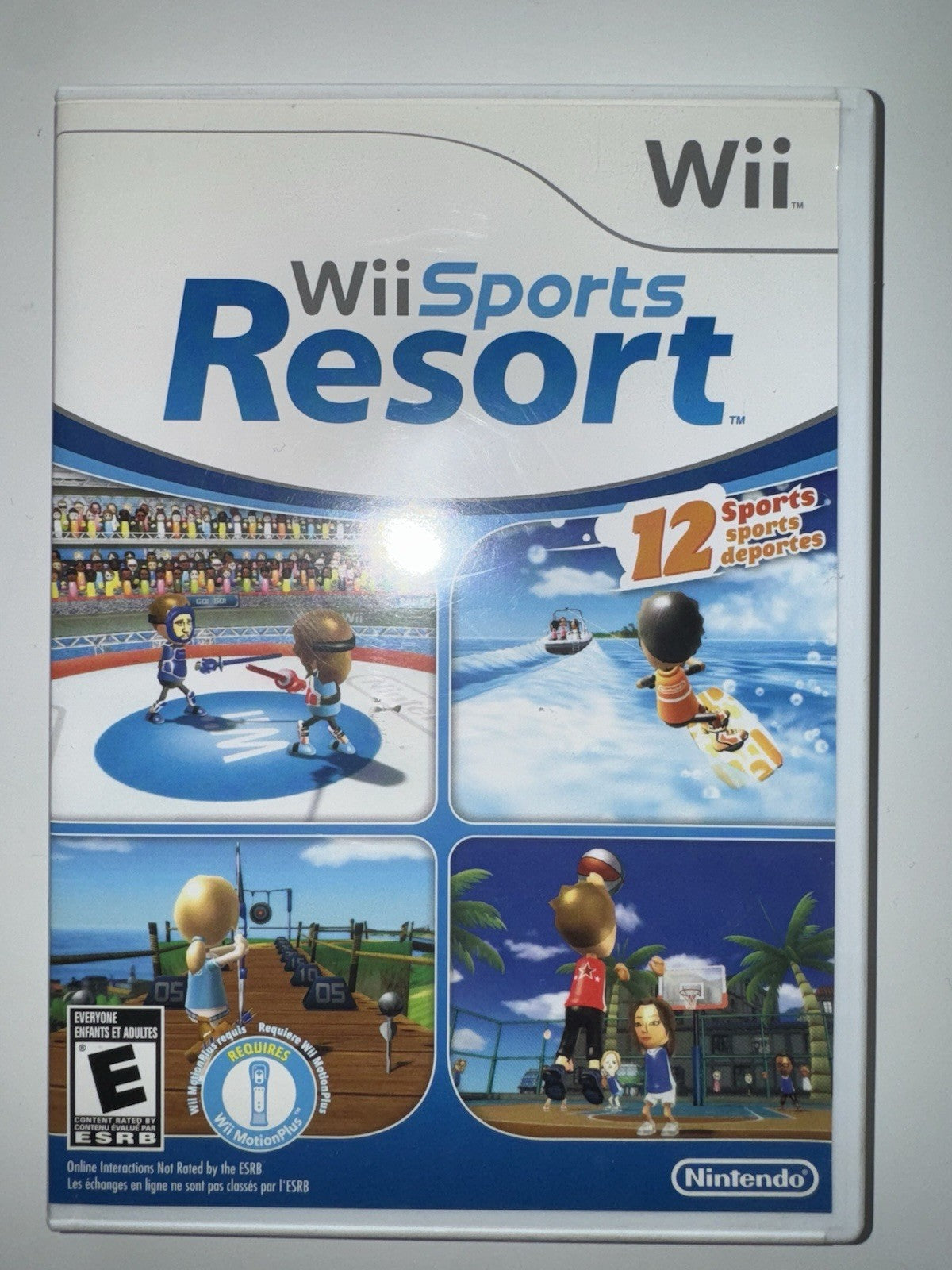 Wii Sports Resort (Nintendo Wii, 2009) CIB COMPLETE WII