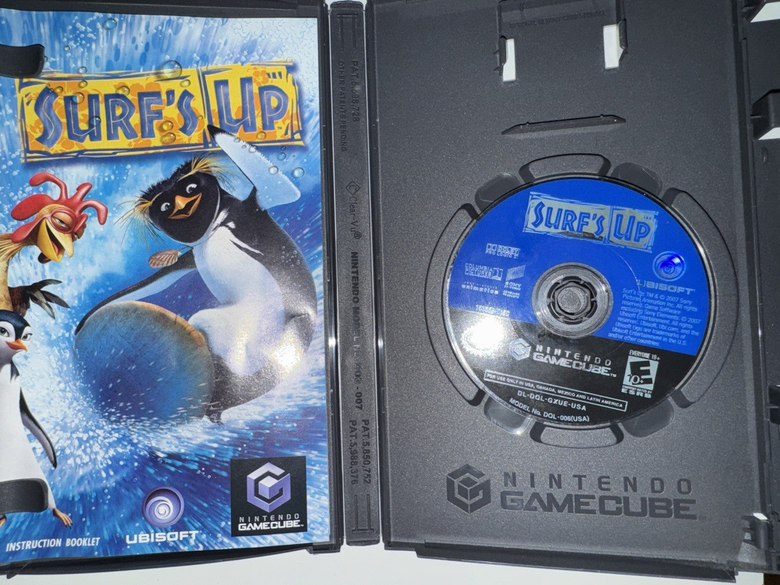 Surf's Up (Nintendo GameCube, 2007) CIB COMPLETE + MANUAL GC