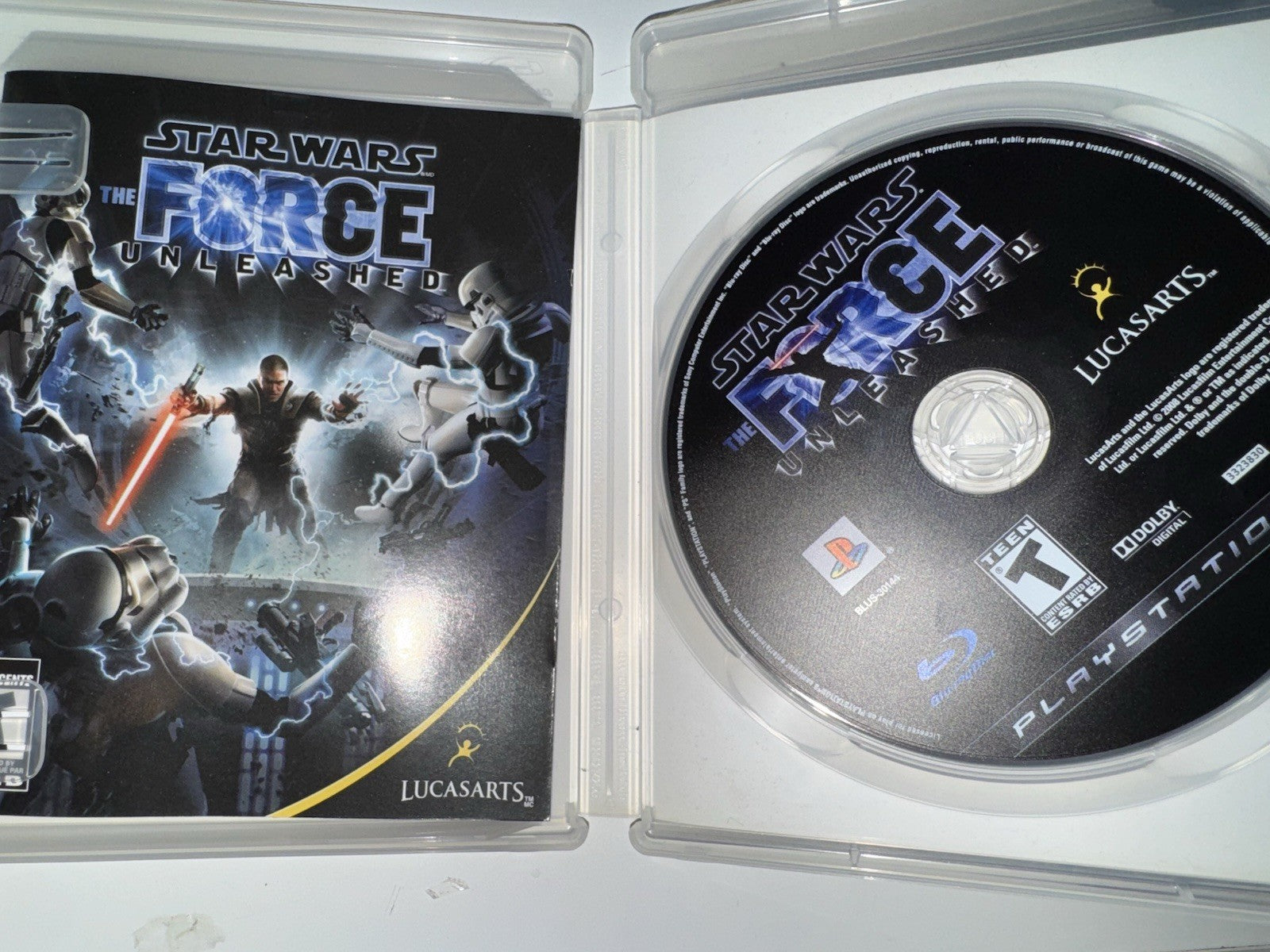 Star Wars: The Force Unleashed (PlayStation 3 PS3, 2008) CIB Complete