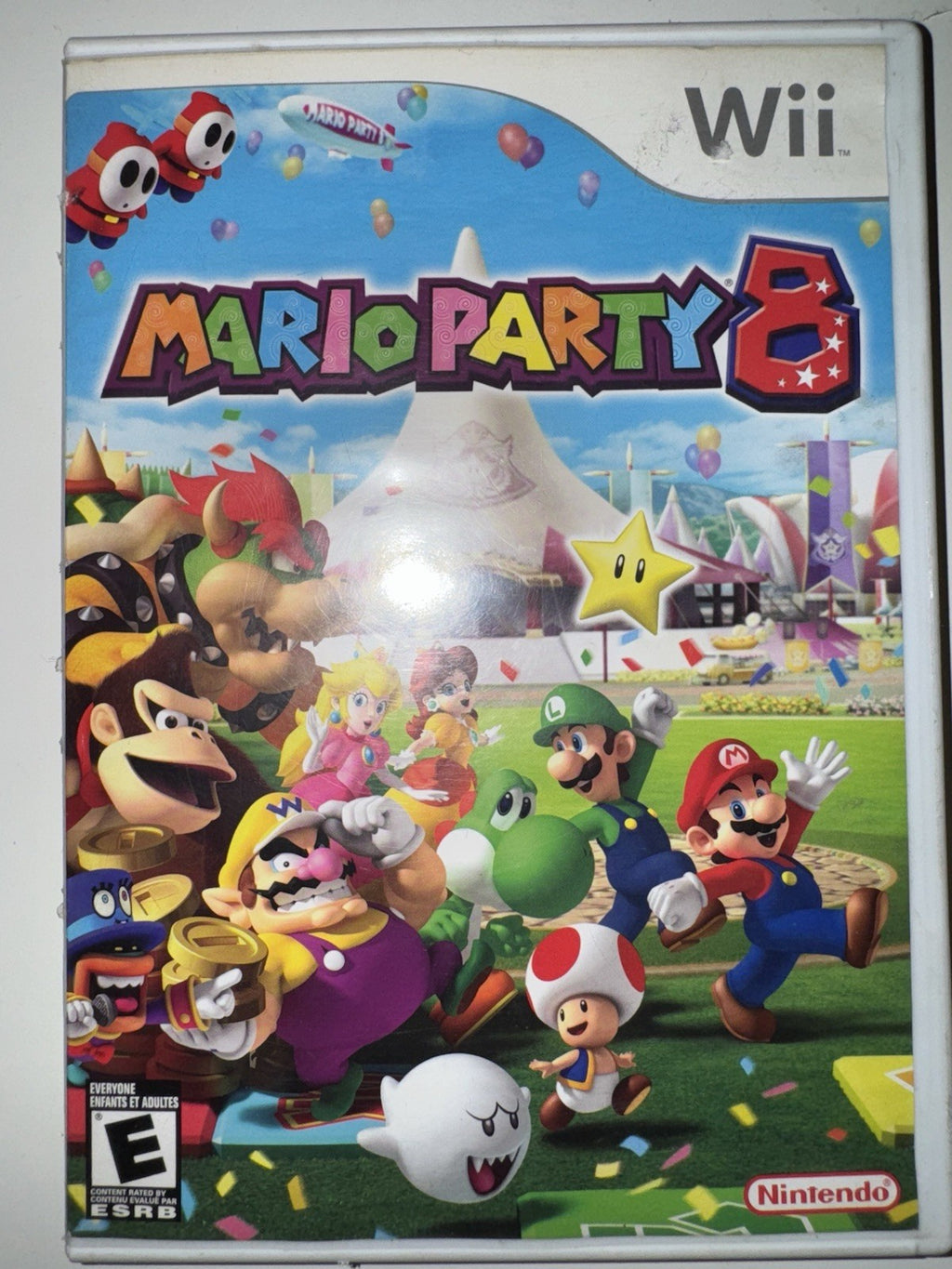 Mario Party 8 (Nintendo Wii, 2006) CIB COMPLETE + MANUAL WII