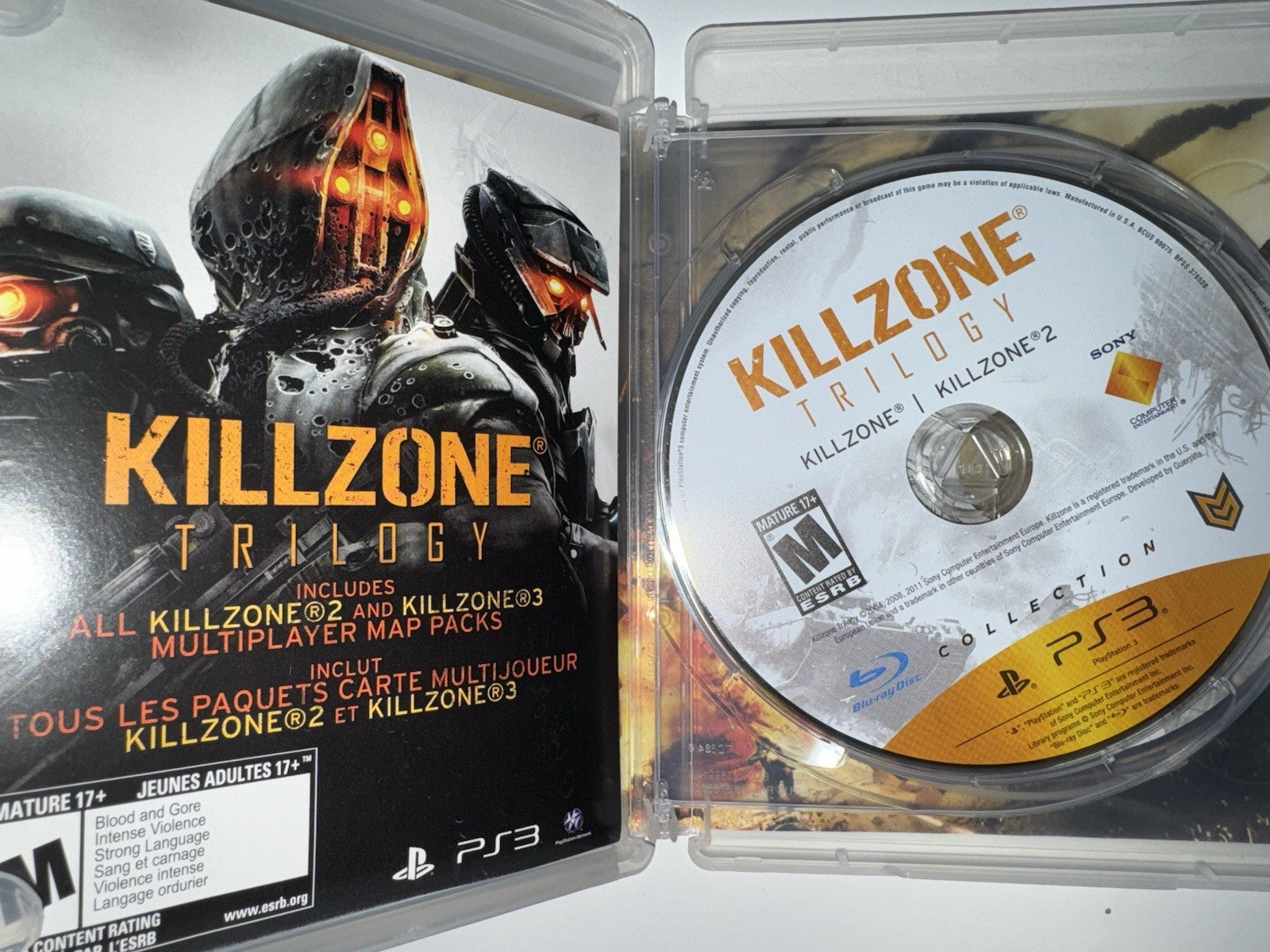 Killzone Trilogy Collection (PlayStation 3 PS3, 2012)