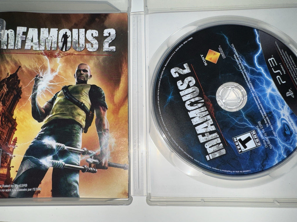 inFamous 2 (Sony PlayStation 3, 2011) CIB COMPLETE + MANUAL PS3