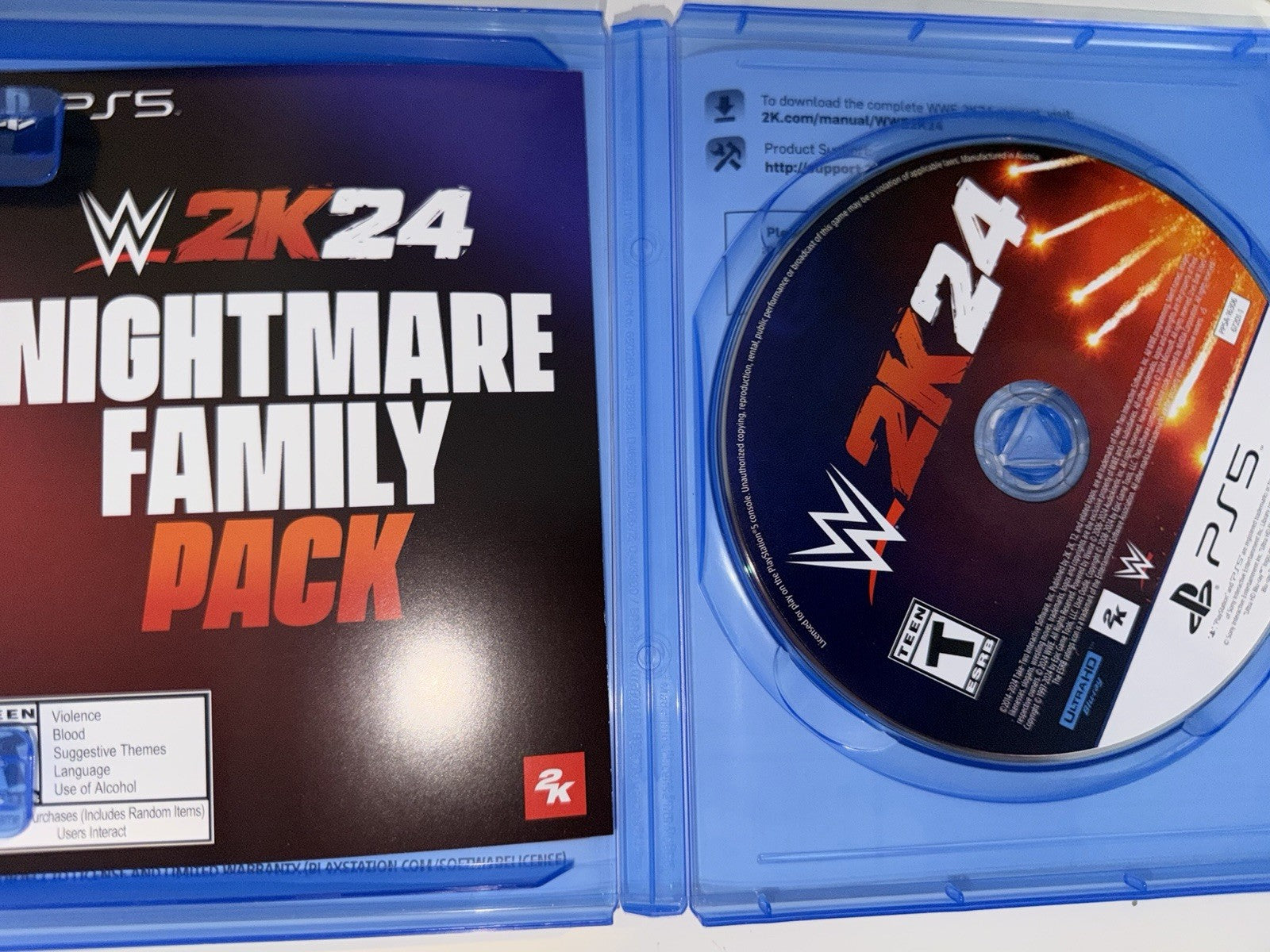 WWE 2K24 (Sony Playstation 5, 2024) PS5