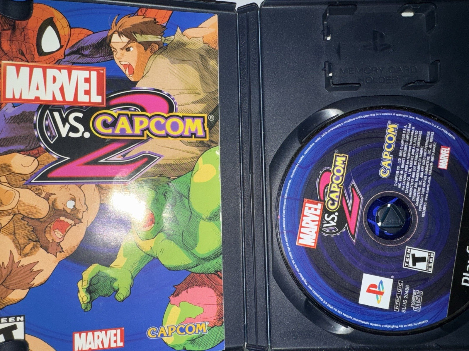 Marvel vs Capcom 2 (Sony PlayStation 2, 2002) CIB COMPLETE PS2