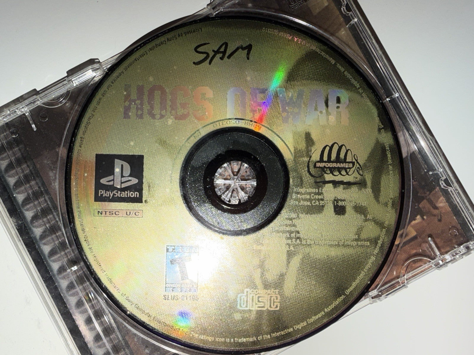 Hogs of War (Sony PlayStation 1, 2000) DISC ONLY PS1