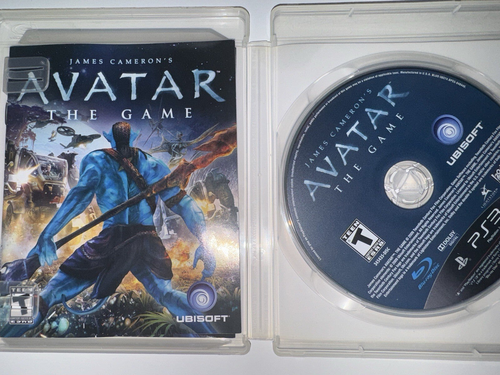 James Cameron's Avatar: The Game (Sony PS3, 2009) CIB COMPLETE + MANUAL PS3