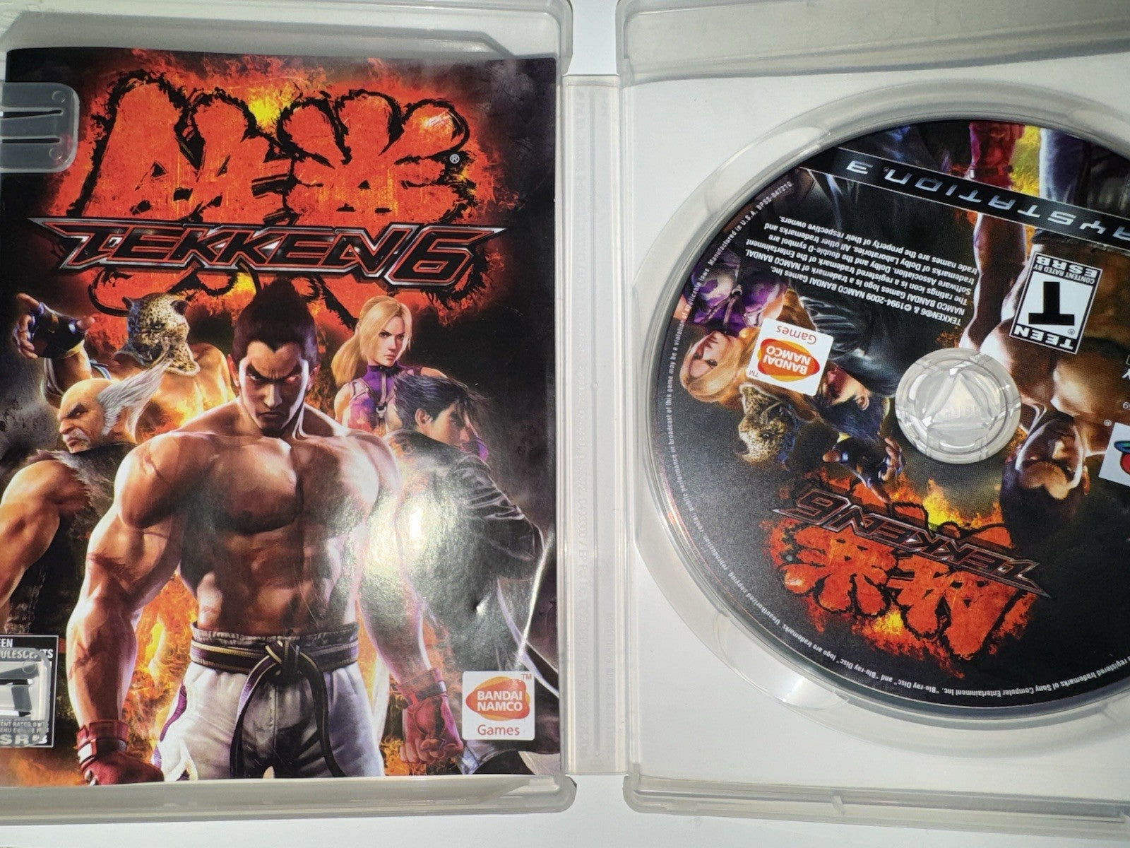 Tekken 6 (Sony PlayStation 3, 2009) CIB COMPLETE + MANUAL PS3