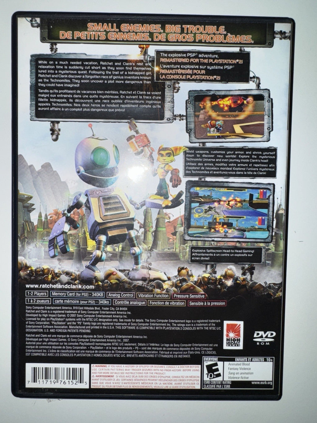 Ratchet & Clank: Size Matters (PlayStation 2 , 2007) CIB COMPLETE PS2