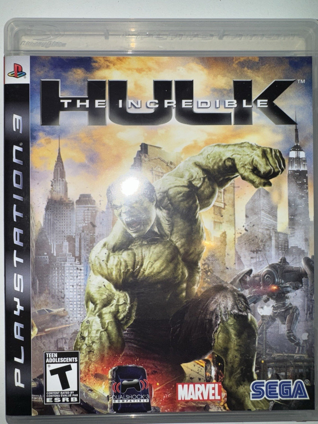 The Incredible Hulk (Sony PlayStation 3, 2008) CIB COMPLETE + MANUAL PS3