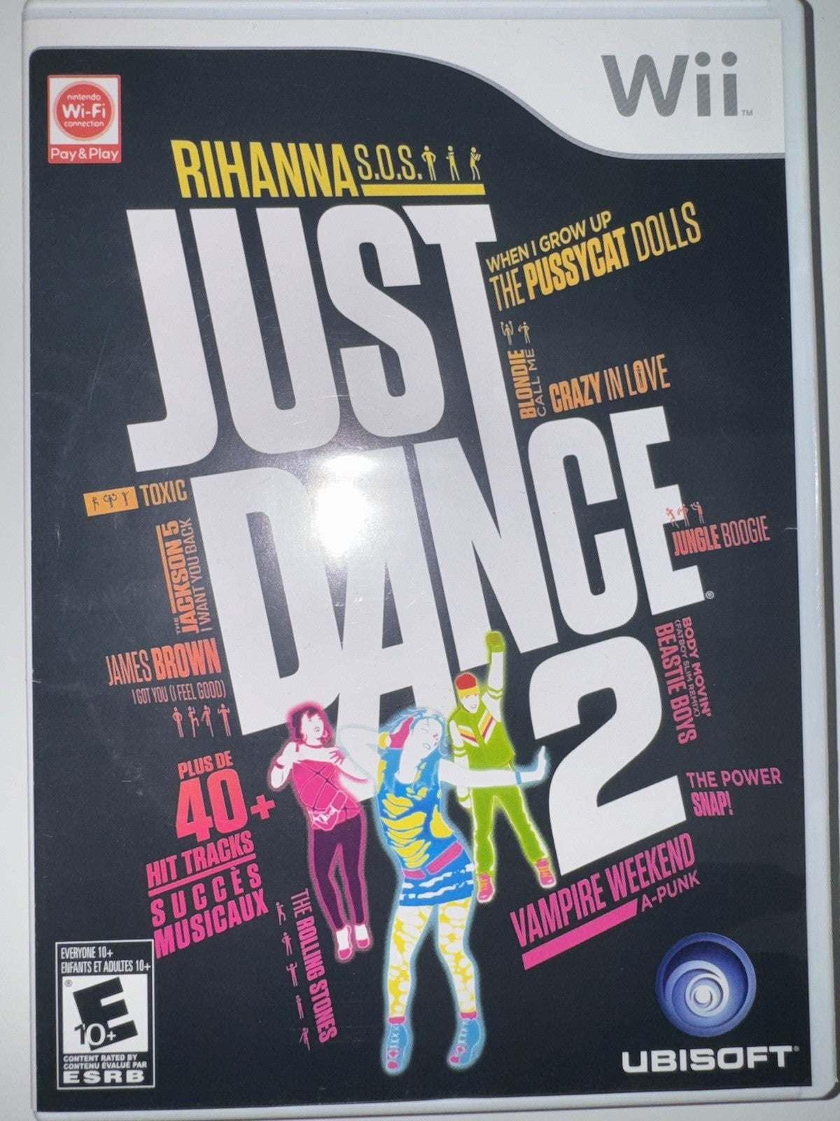 Just Dance 2 (Nintendo Wii, 2012) CIB COMPLETE WII