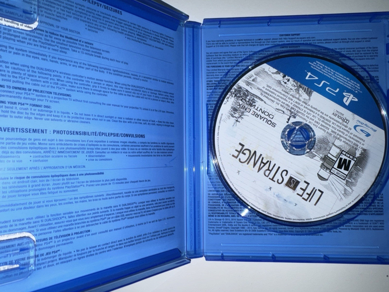 Life Is Strange (Sony PlayStation 4, 2016) PS4