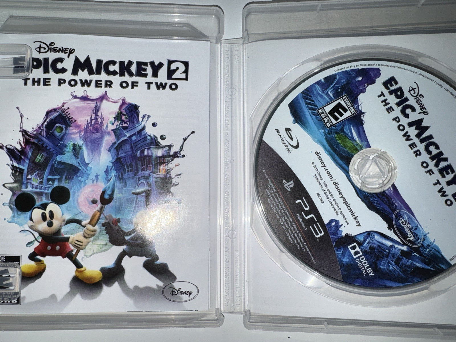 Epic Mickey 2: The Power of Two (Sony Playstation 3, PS3) CIB COMPLETE