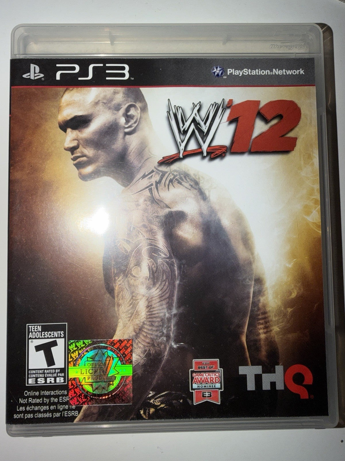WWE 12 (Sony PlayStation 3, 2011) CIB COMPLETE PS3