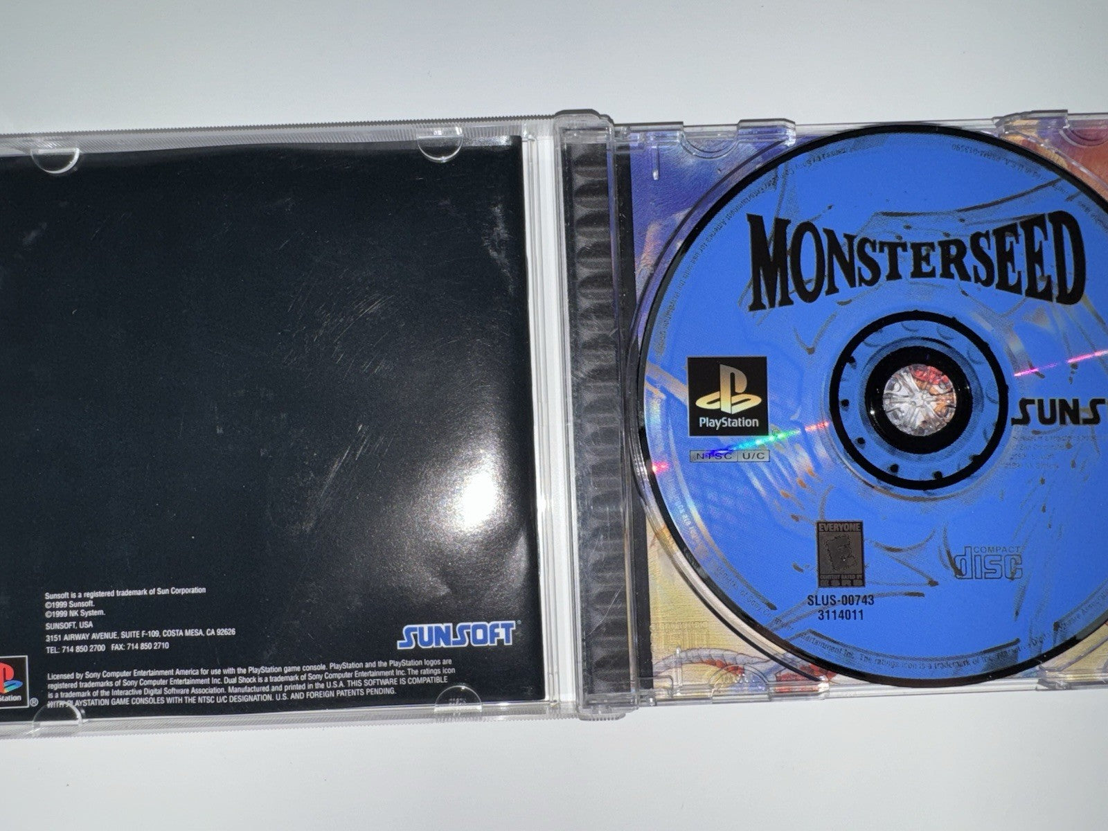Monsterseed (Sony PlayStation, 1999) CIB COMPLETE PS1