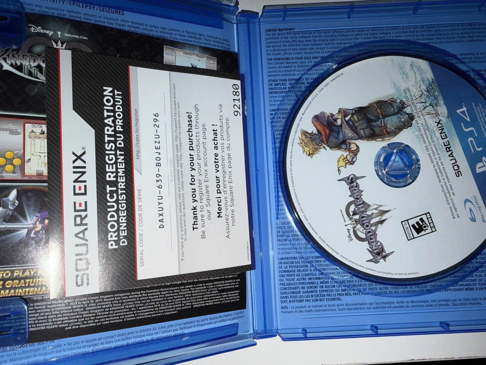 Kingdom Hearts lll 3 (Sony PlayStation 4) PS4