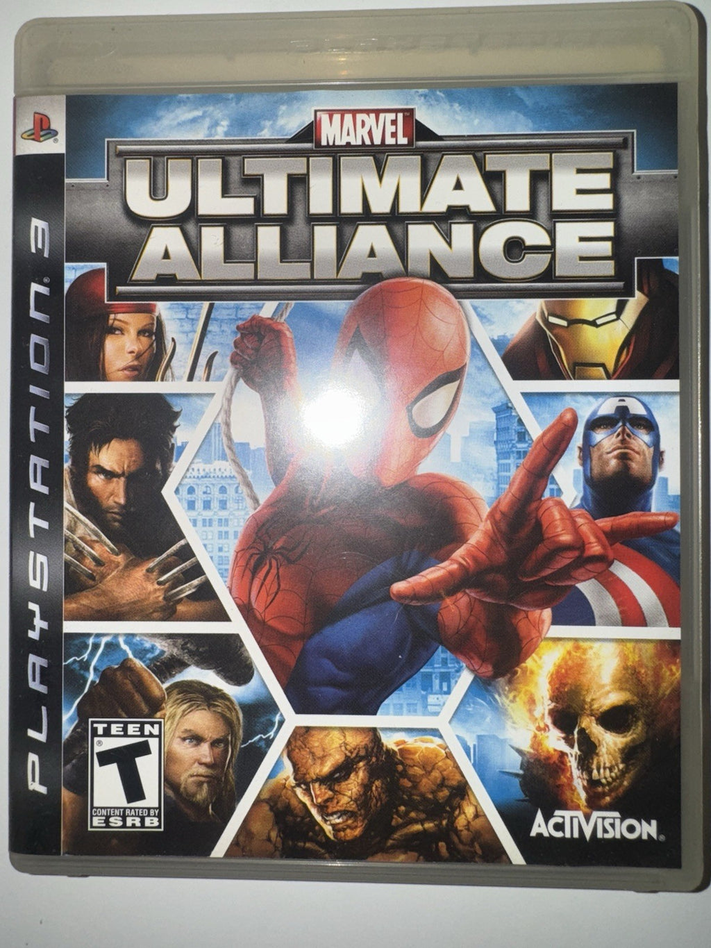 Marvel Ultimate Alliance (Sony PlayStation 3, 2006) CIB COMPLETE +MANUAL PS3