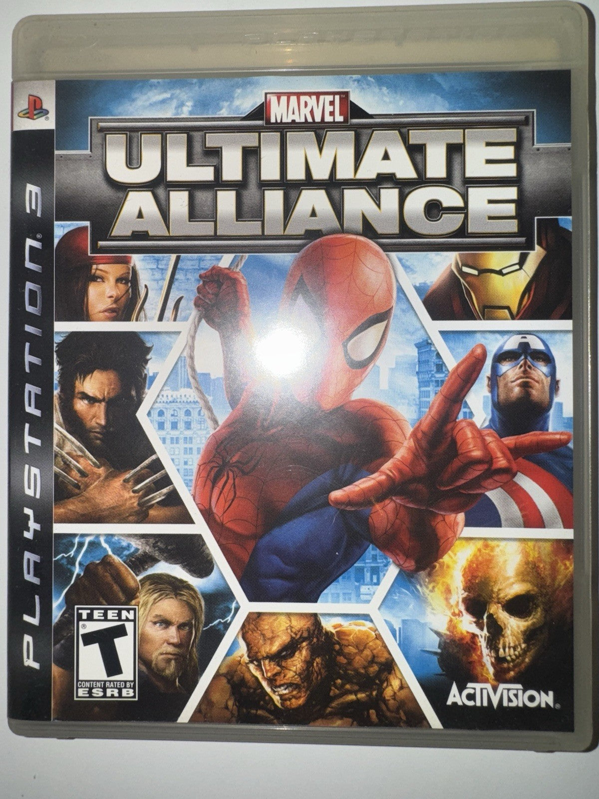 Marvel Ultimate Alliance (Sony PlayStation 3, 2006) CIB COMPLETE +MANUAL PS3