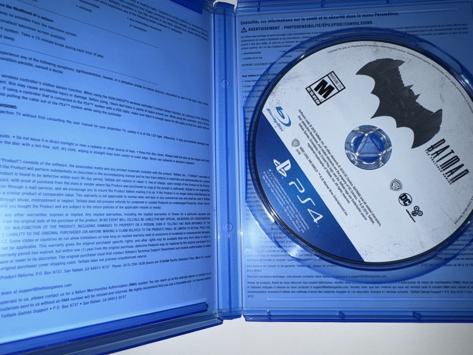 Batman: The Telltale Series (Sony Playstation 4) PS4