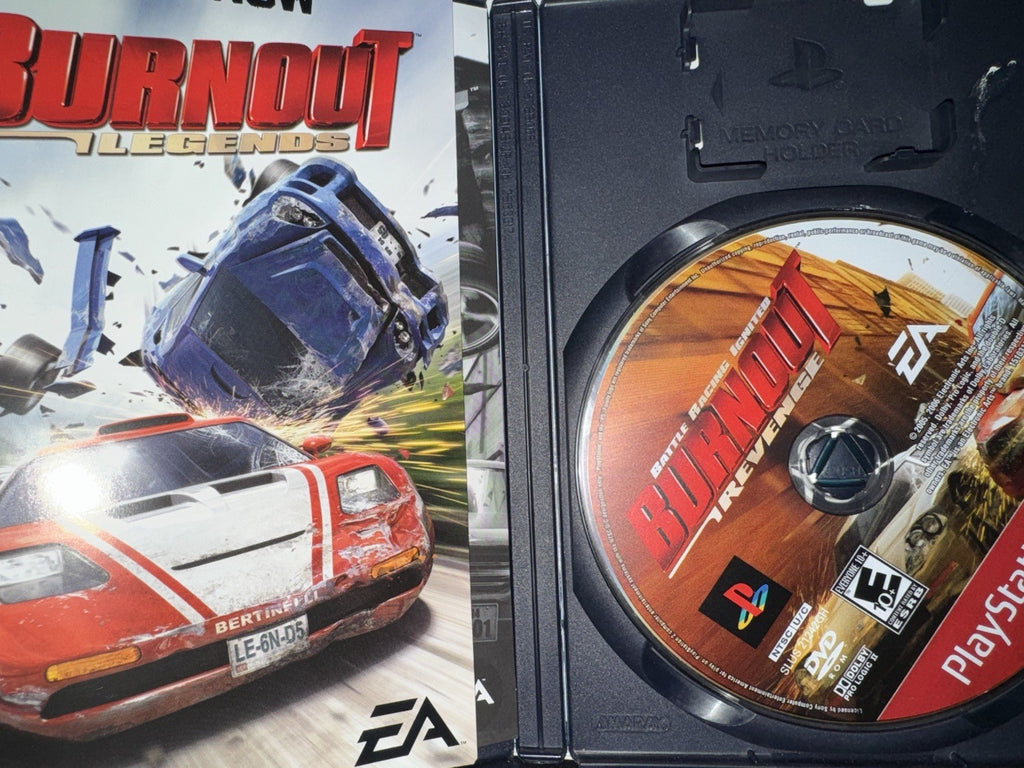 Burnout: Revenge (Sony PlayStation 2, 2005) CIB COMPLETE + MANUAL PS2