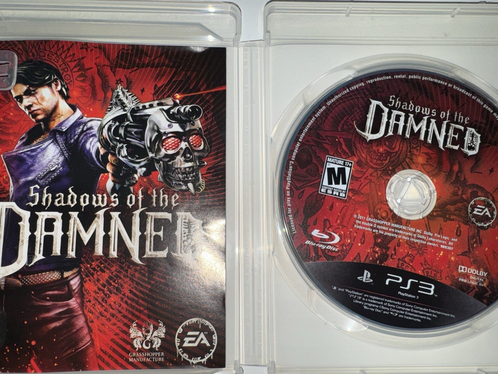 Shadows of the Damned (Sony PlayStation 3, 2011) CIB COMPLETE + MANUAL PS3