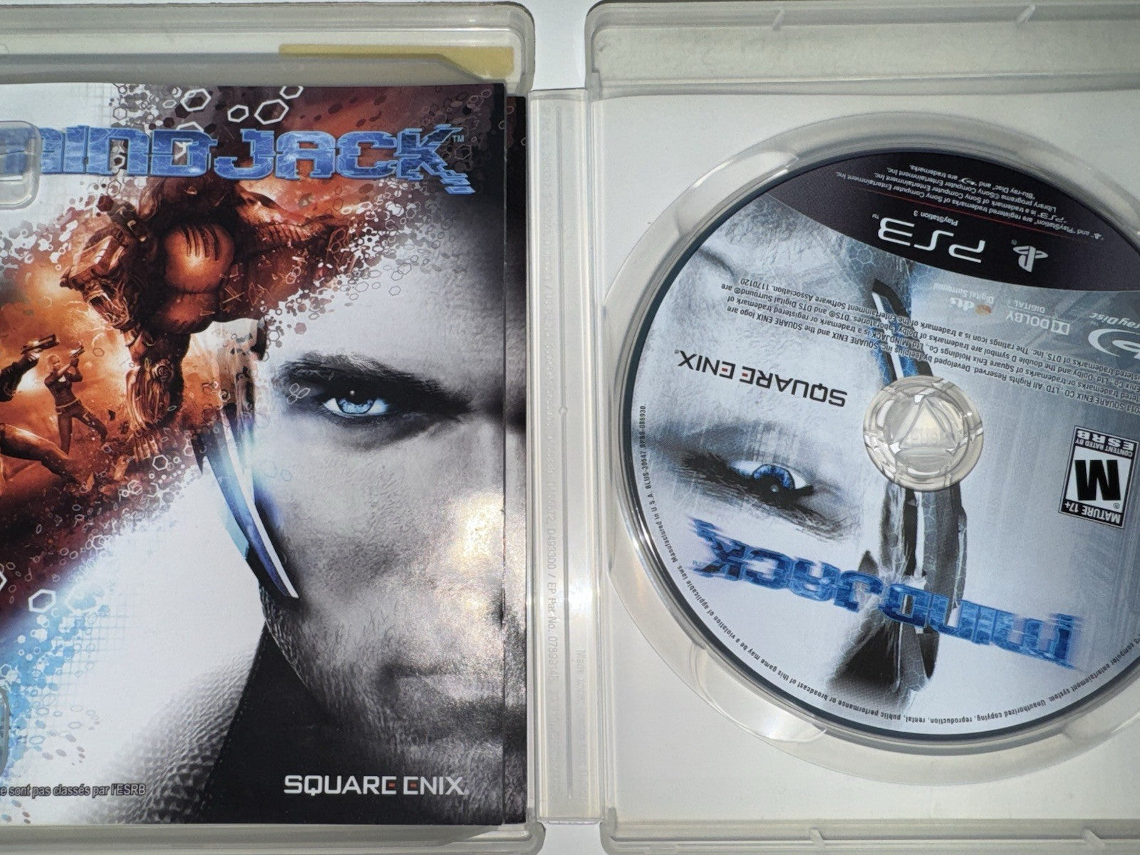 MindJack (Sony PlayStation 3, 2011) CIB COMPLETE + MANUAL PS3