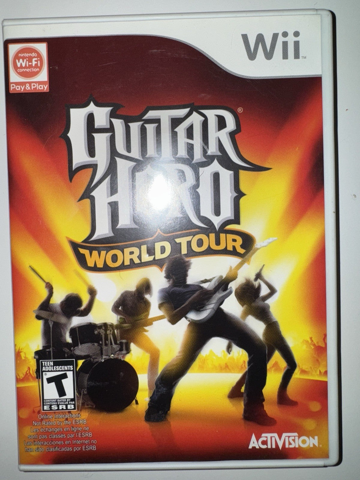 Guitar Hero World Tour - Nintendo Wii CIB COMPLETE + MANUAL