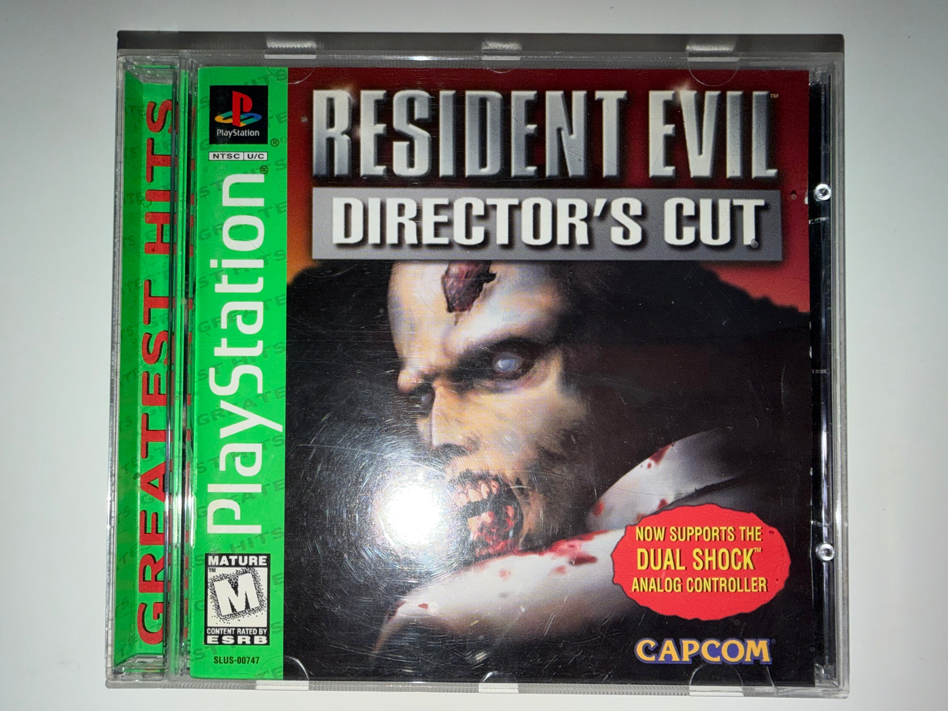 Resident Evil Director's Cut (PlayStation 1, 1998) CIB COMPLETE PS1