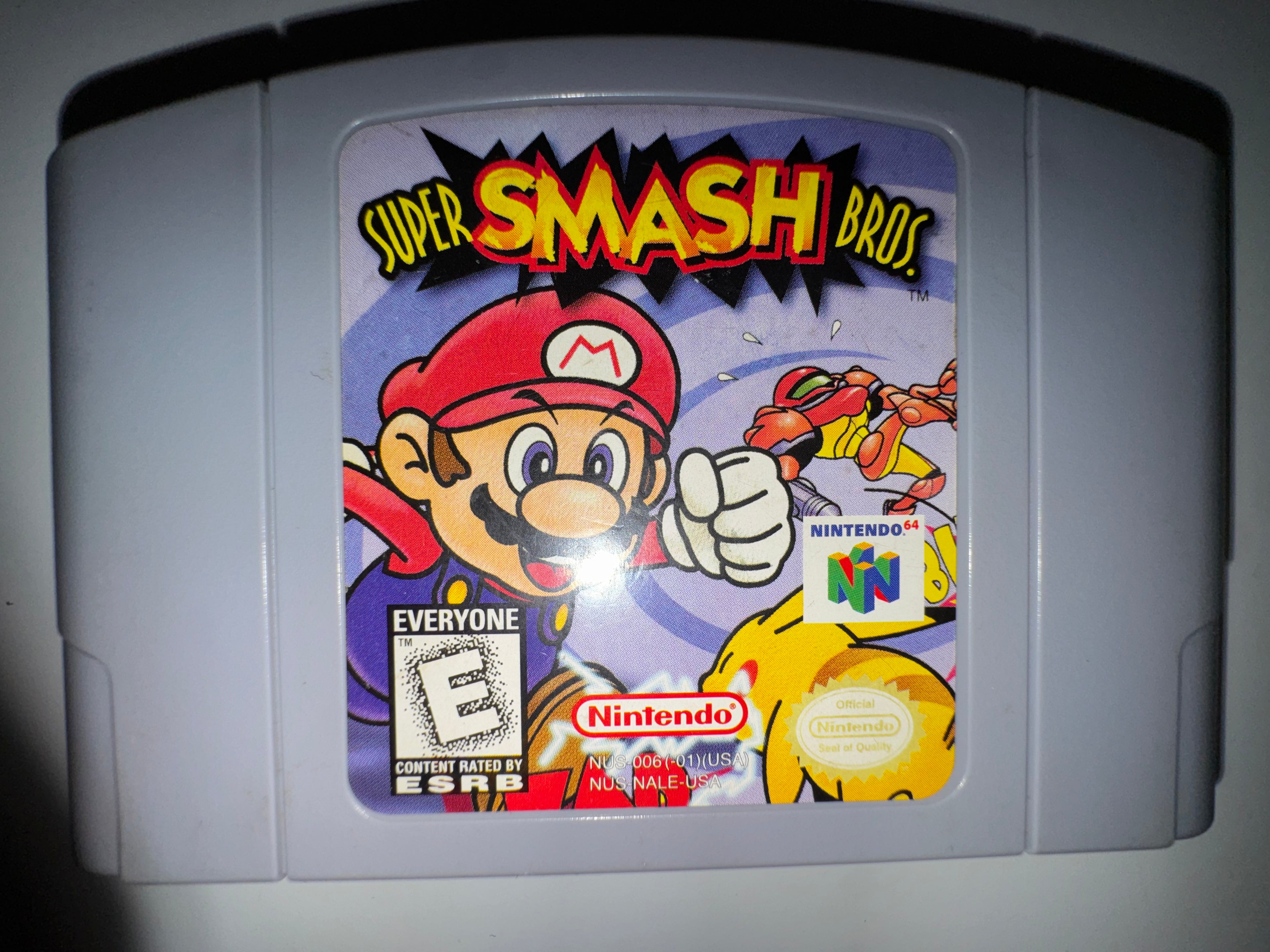 Super Smash Bros.  (Nintendo 64 N64 1996) N64 CART ONLY