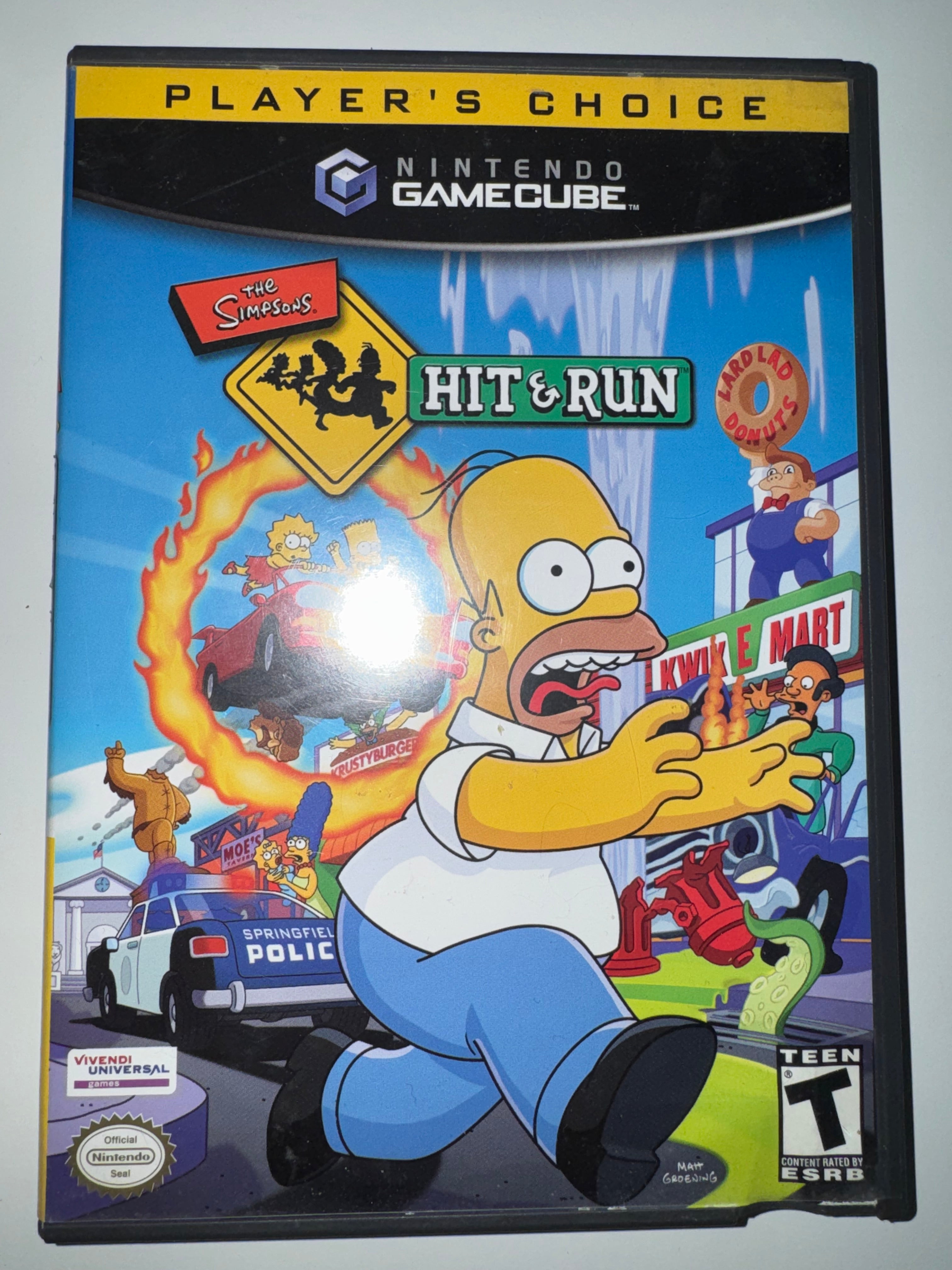The Simpsons: Hit & Run (Nintendo GameCube, 2003) CIB Complete GC