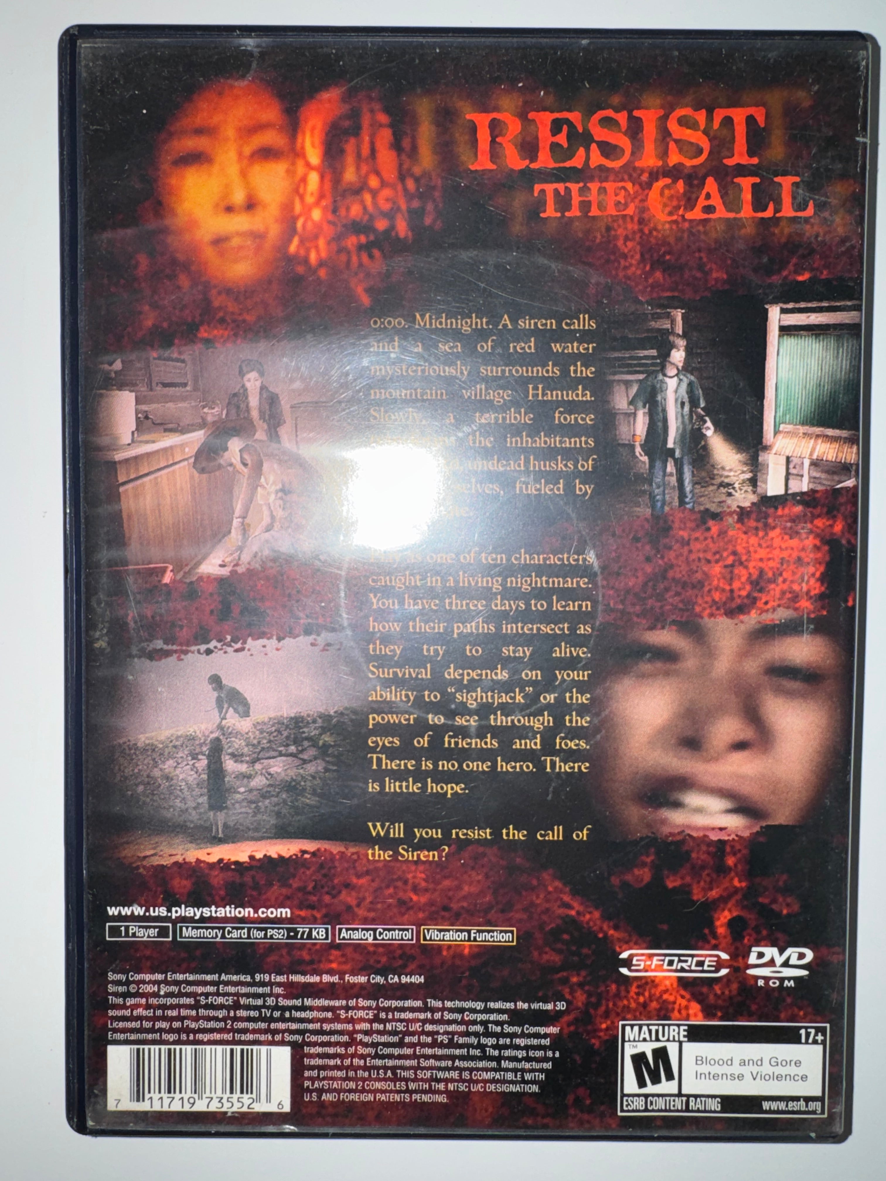 Siren (Sony PlayStation 2, 2004) CIB COMPLETE PS2