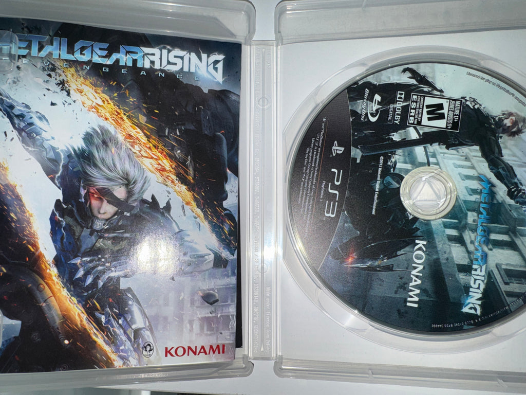 Metal Gear Rising: Revengeance (Sony PlayStation 3, 2013) CIB COMPLETE PS3