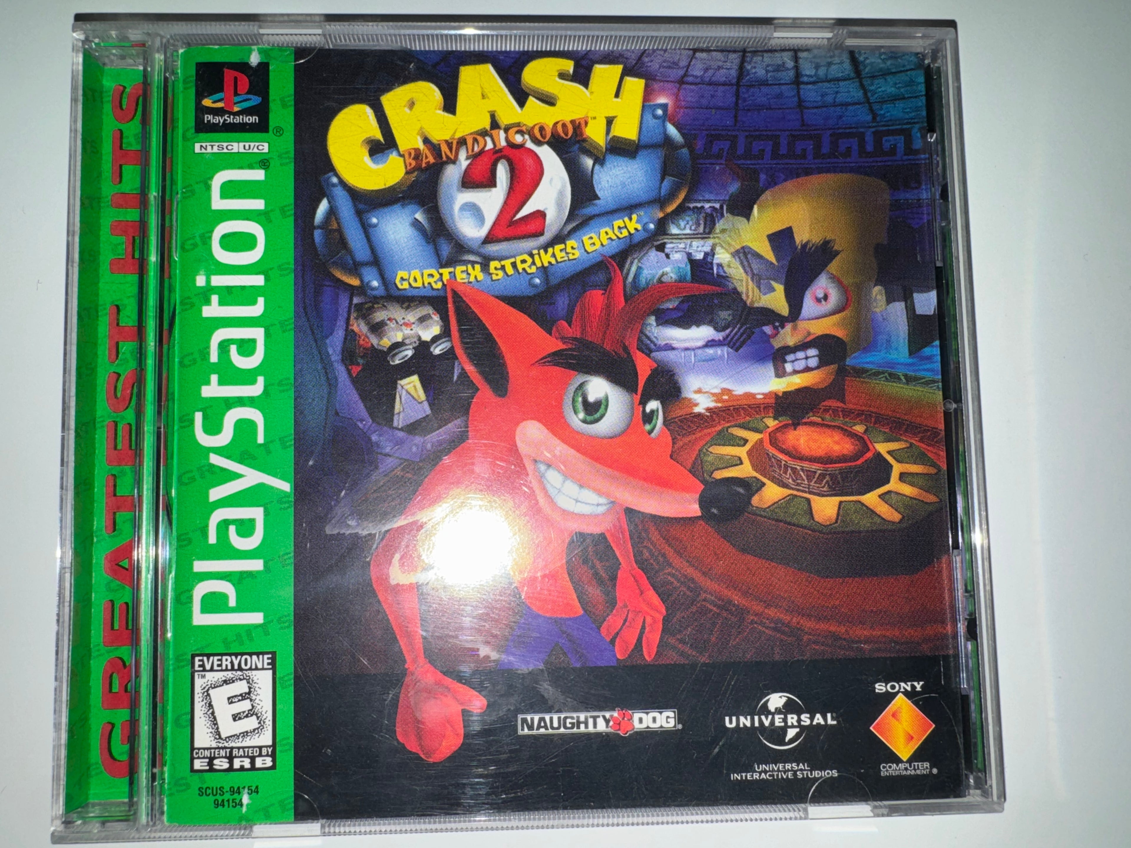 Crash Bandicoot 2 Cortex Strikes Back (Sony PlayStation 1, 1997) CIB COMPLETE PS1