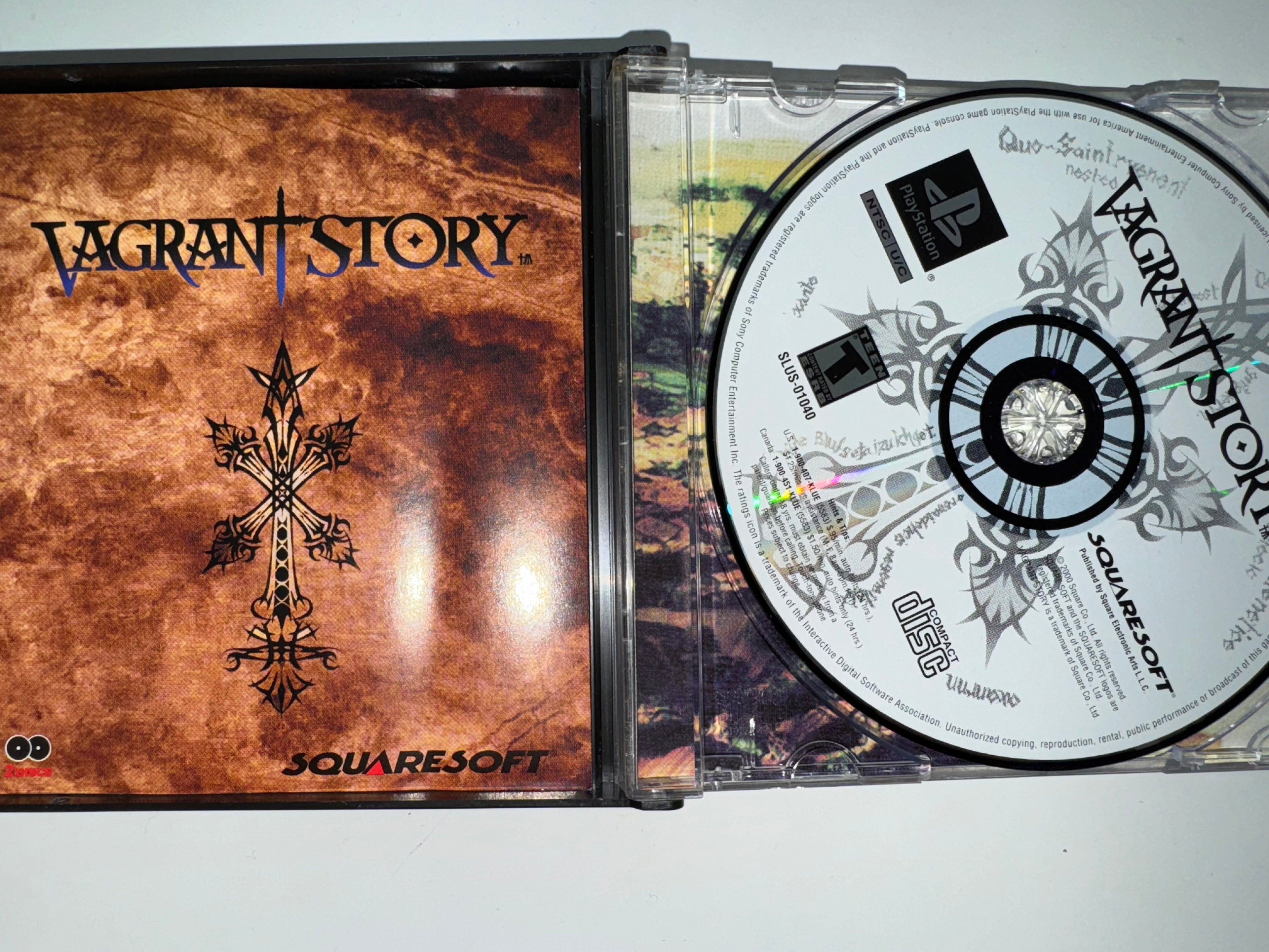 Vagrant Story (Sony PlayStation 1, 2000) CIB COMPLETE PS1