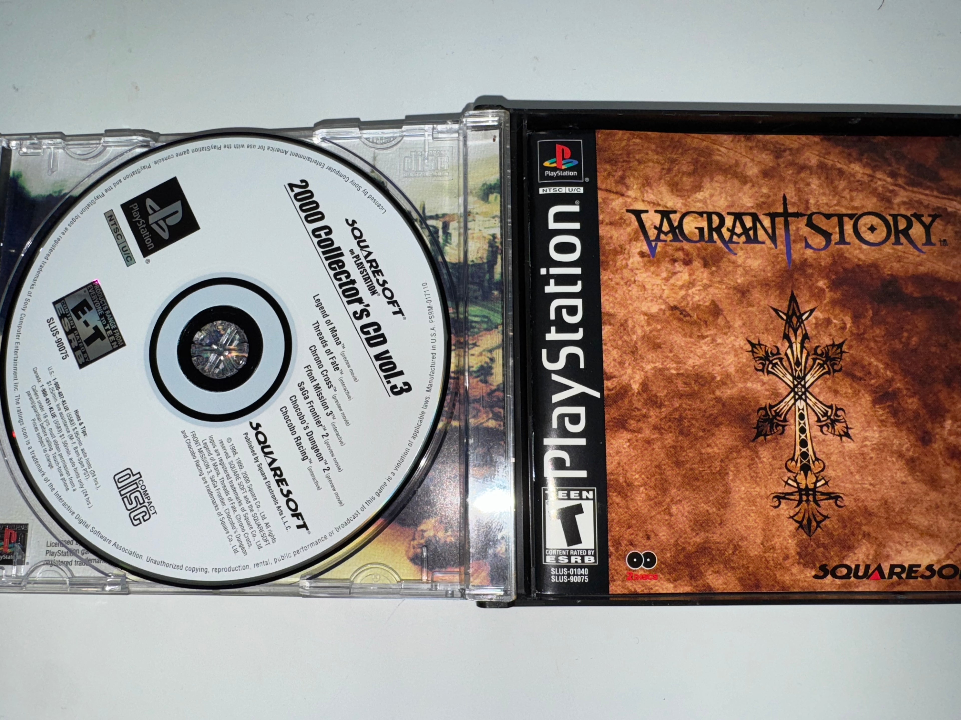 Vagrant Story (Sony PlayStation 1, 2000) CIB COMPLETE PS1