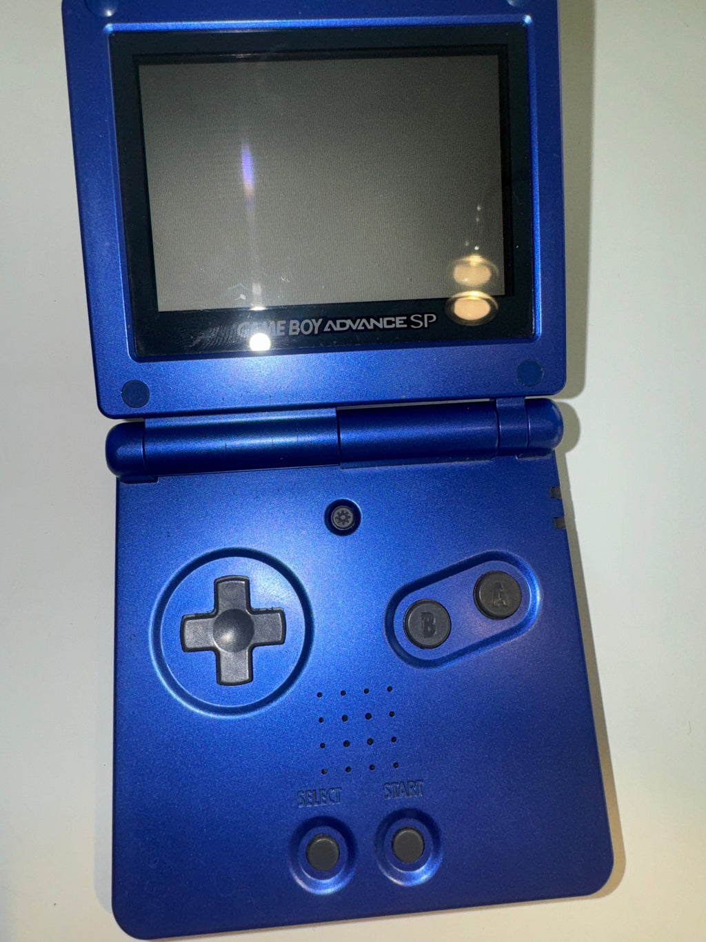 NINTENDO GAMEBOY ADVANCE SP CONSOLE SYSTEM GBA INDIGO COBALT BLUE
