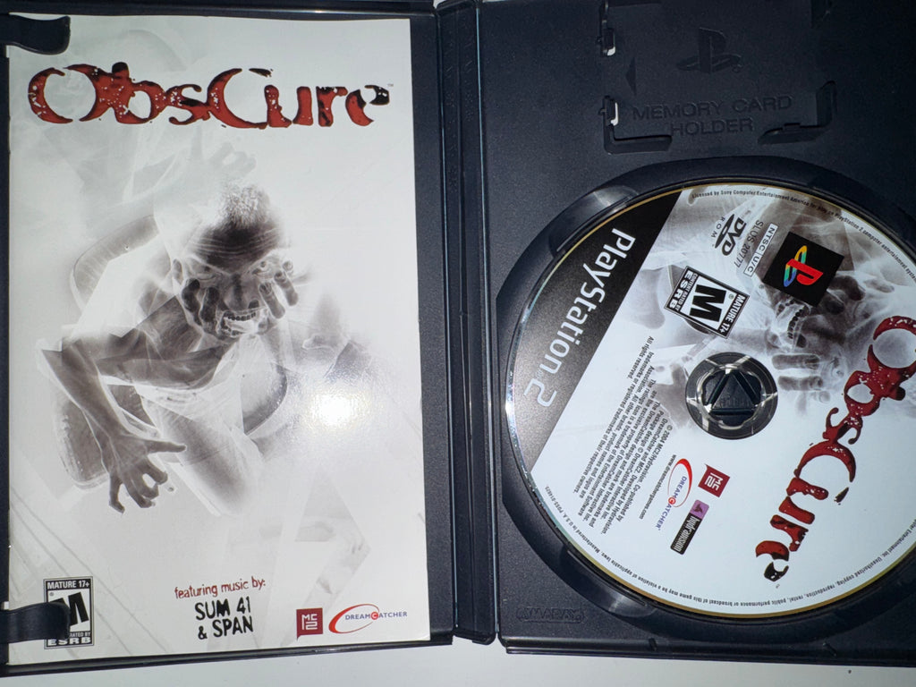 Obscure (Sony PlayStation 2, 2005) CIB COMPLETE PS2