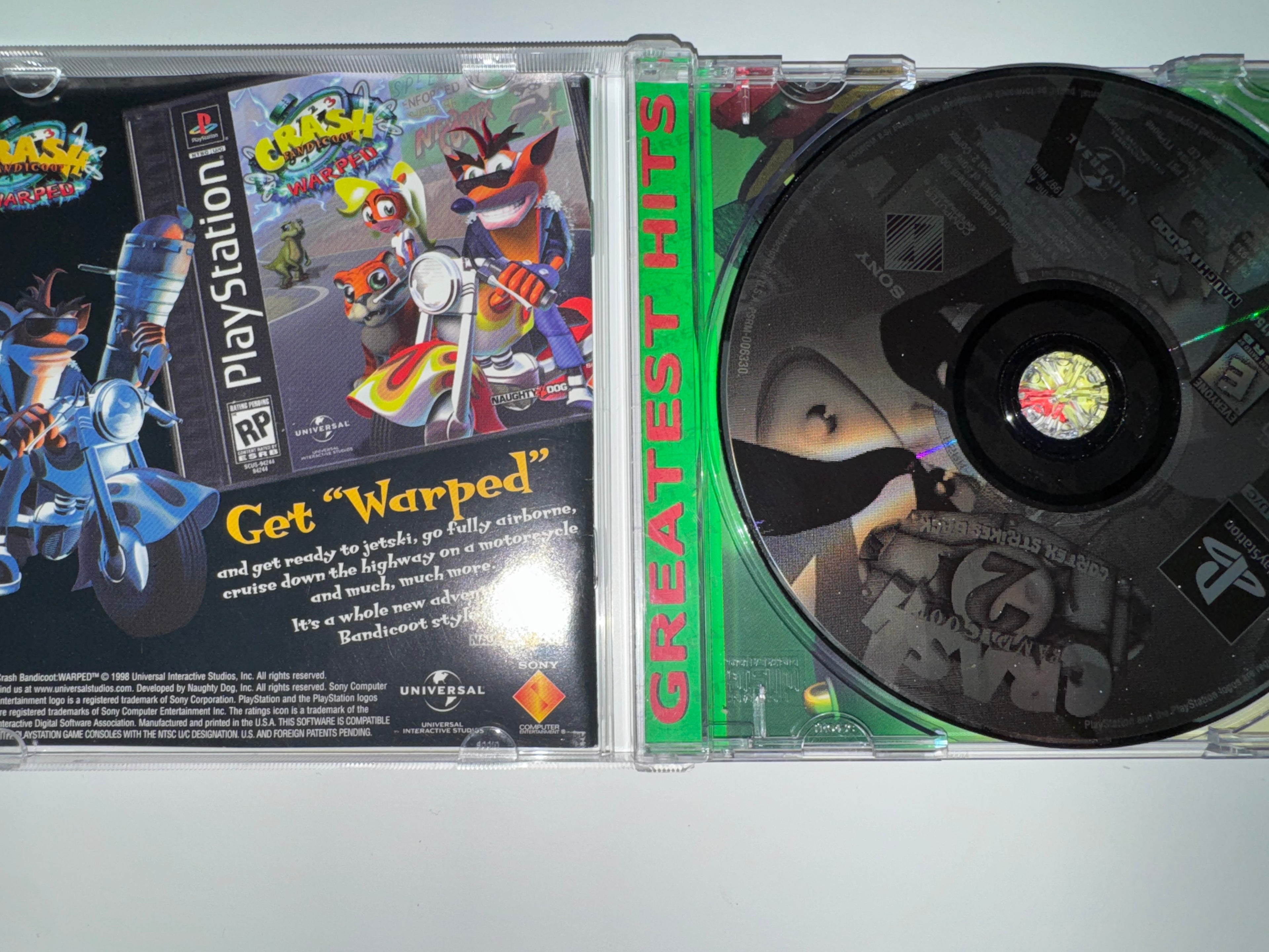 Crash Bandicoot 2 Cortex Strikes Back (Sony PlayStation 1, 1997) CIB COMPLETE PS1