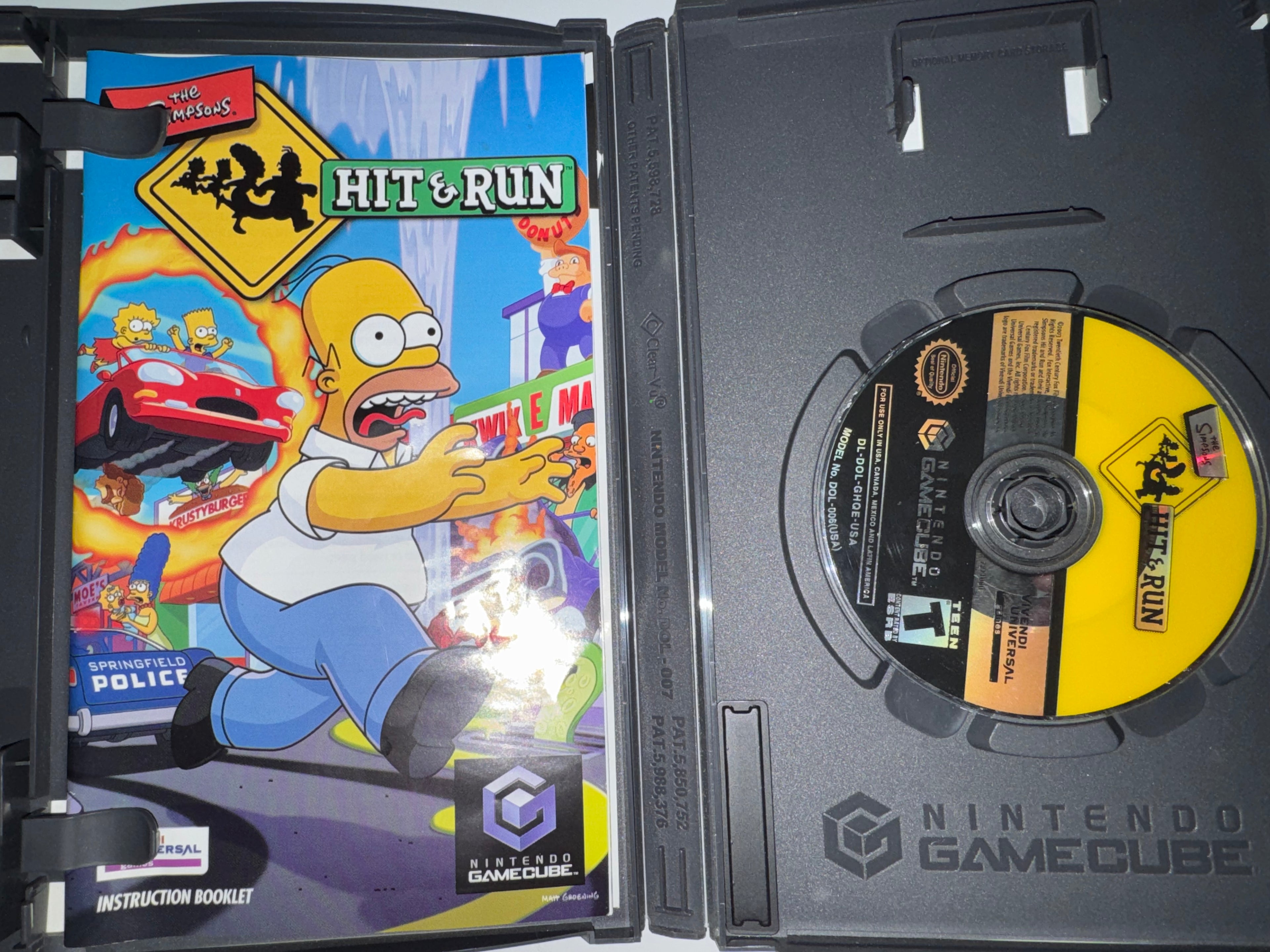 The Simpsons: Hit & Run (Nintendo GameCube, 2003) CIB Complete GC